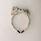 Three Little Bows Headband- Wild Rose