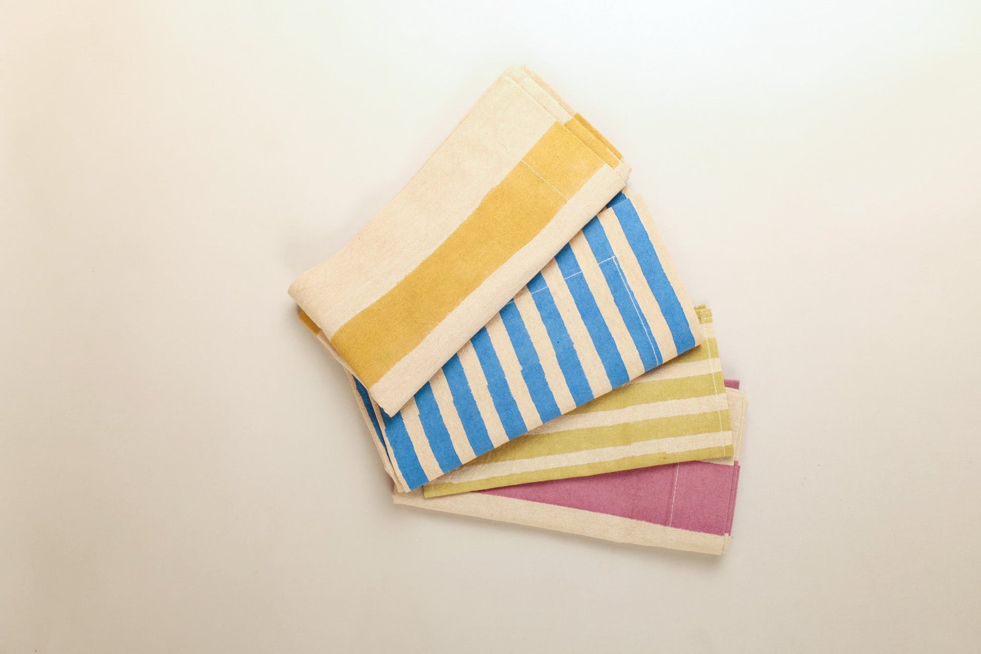 Oh! Stripes Multi-coloured Napkins, Set of 4