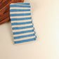 Oh ! Stripes (Blue) Block Print Napkin