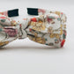 Three Little Bows Headband- Midsummer Vine