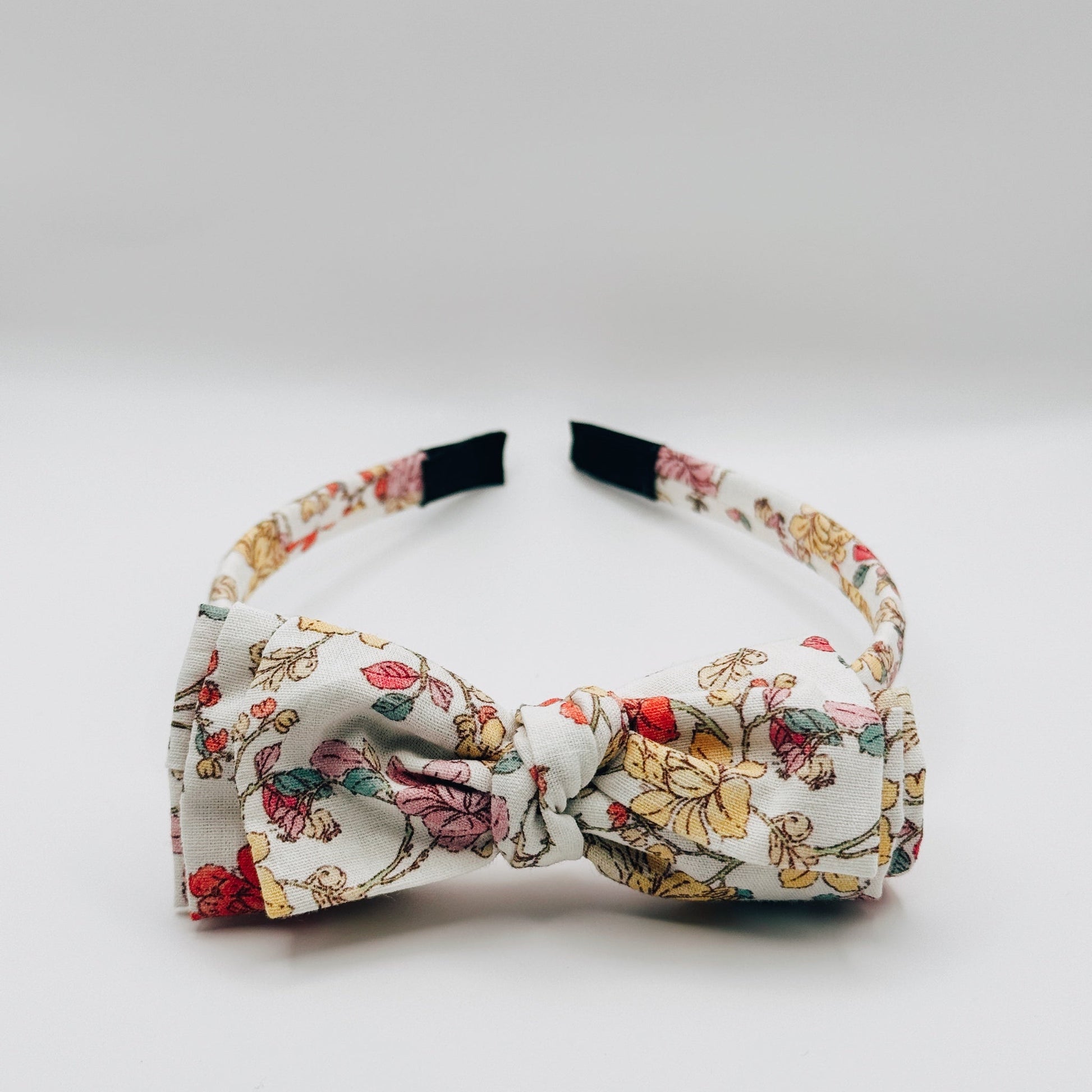 Three Little Bows Headband- Midsummer Vine