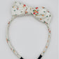 Three Little Bows Headband- Heirloom Blooms