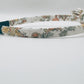 Three Little Bows Headband- Mustard Sage Bloom