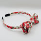 Three Little Bows Headband- Éclosion au jardin des roses