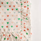 Vintage-Inspired “Hearts” Zippered Pouch