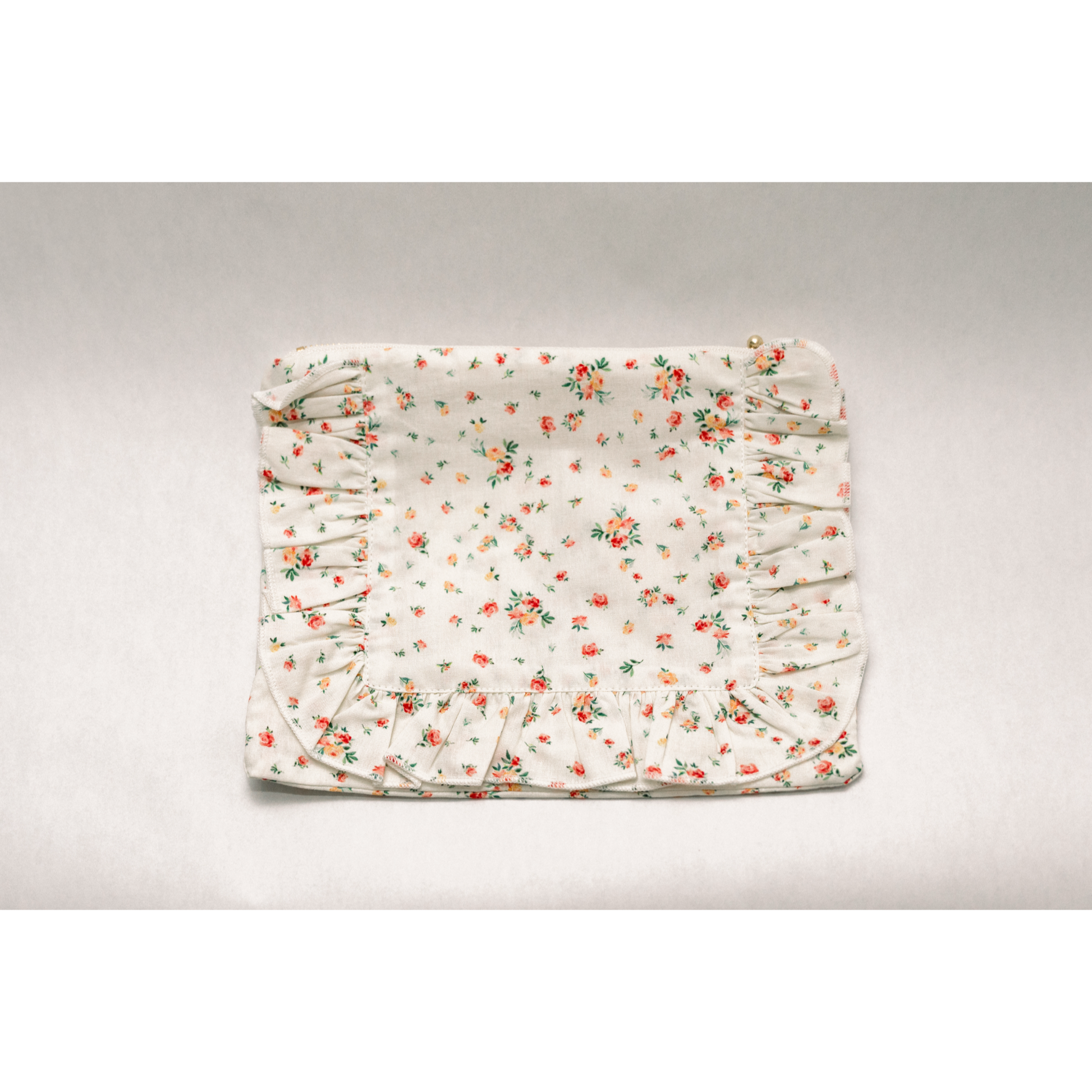 Vintage-Inspired Floral Pouch- Heirloom Bloom