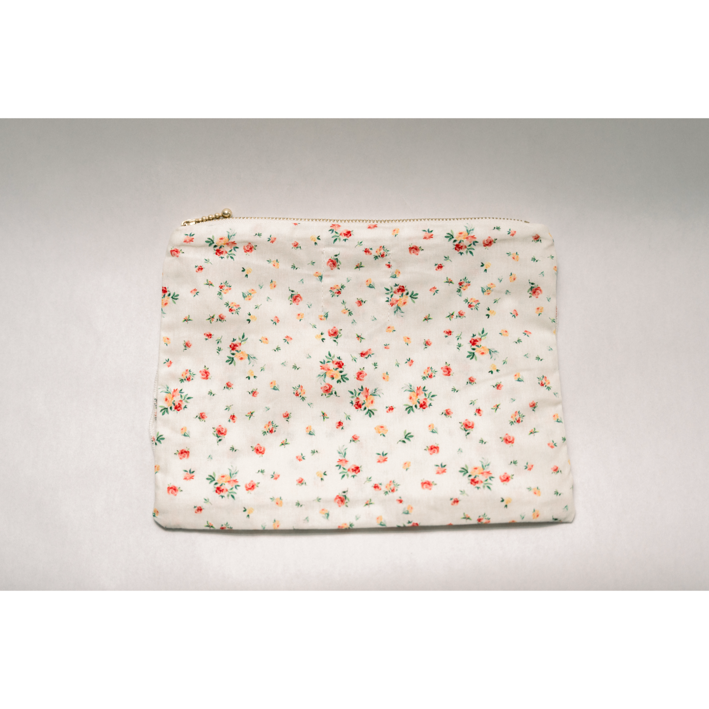 Vintage-Inspired Floral Pouch- Heirloom Bloom