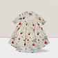 The Madeleine Dress-Ivory Bloom