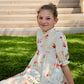 The Madeleine Dress-Ivory Bloom