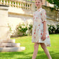 The Madeleine Dress-Ivory Bloom