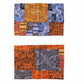 Quilted Printed Batik Placemat Set, Patchwork Edition (Set of 2)
