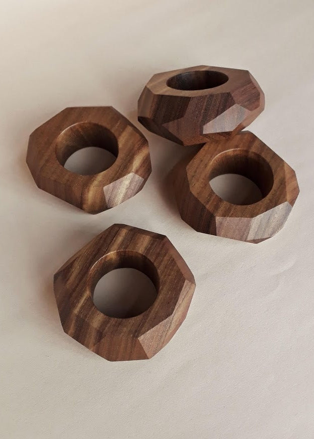 Dor+Kie Kiaat Wood Napkin Ring