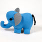 Small Elephant (Blue)
