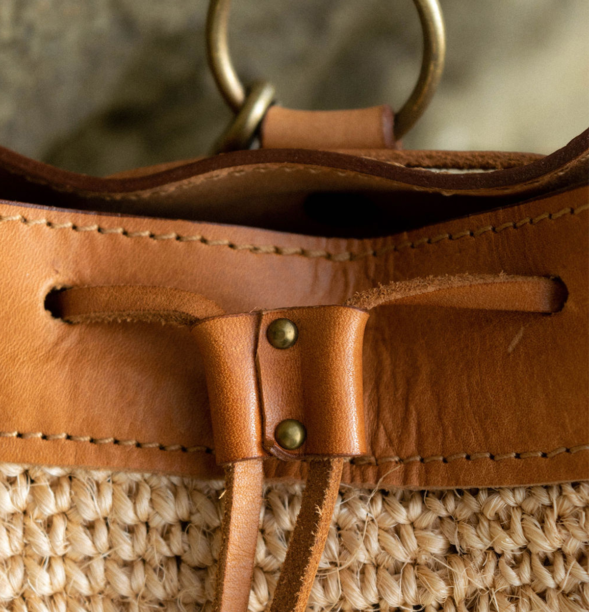 [WS] Transito Woven Mini Backpack | Natural
