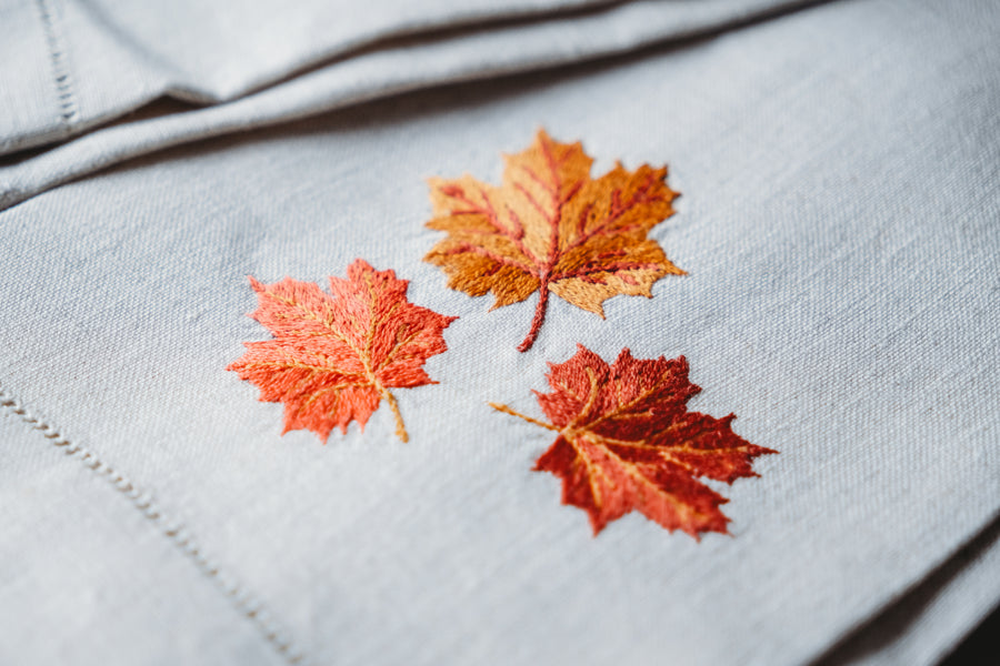 Autumn Leaves Tea Towels