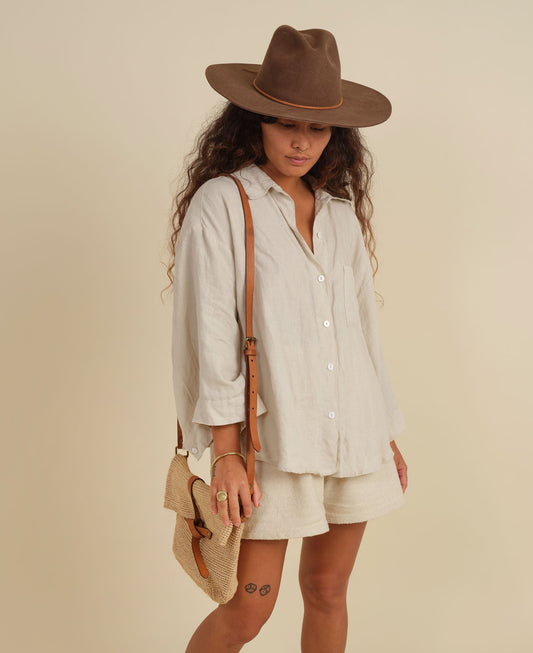 [WS] Carmen Woven Crossbody Bag | Natural