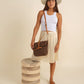 Carmen - Knotted Crossbody | Oak Brown