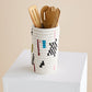 Mosaic Woven Vase or Wine Holder
