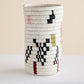 Mosaic Woven Vase or Wine Holder