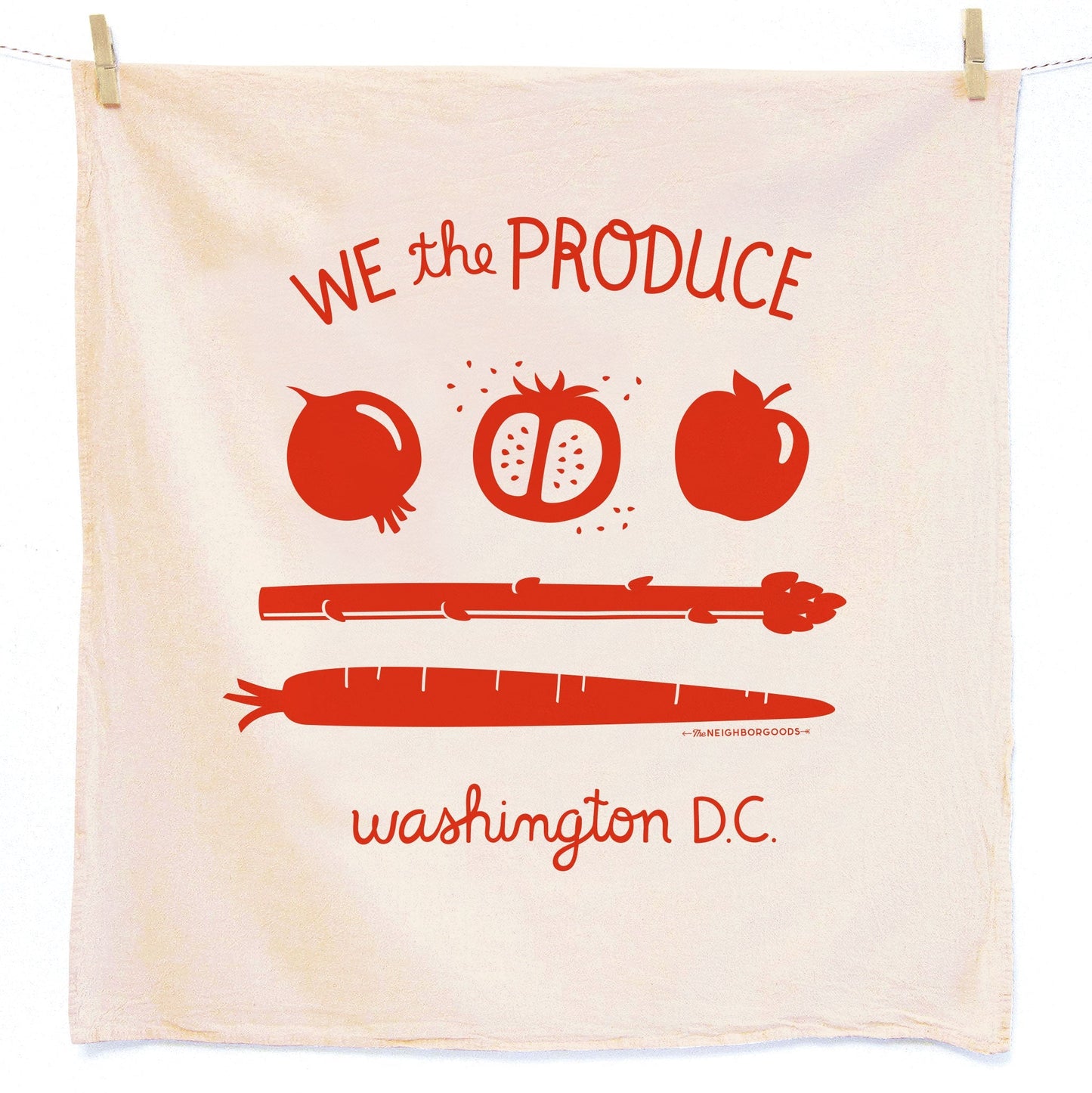DC Flag Dish Towel + Sponge Cloth Gift Set