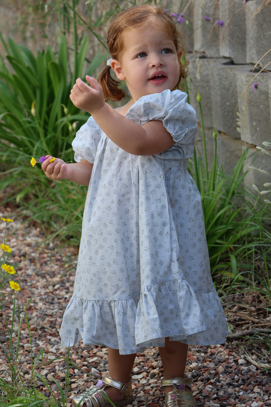 Ruffle Hem Weekend Dress-Fleur de Brume