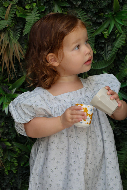 Ruffle Hem Weekend Dress-Fleur de Brume