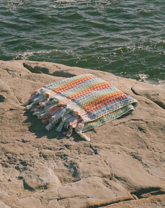 Organic Cosmic Rainbow Towel (Vibrant)