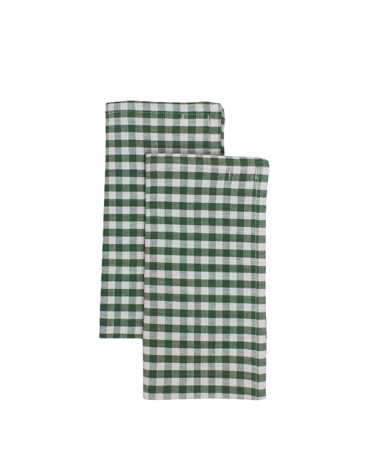 Olive Gingham Napkin | Set of 2