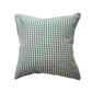 Olive Gingham Pillow Cover