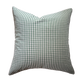Olive Gingham Pillow Cover