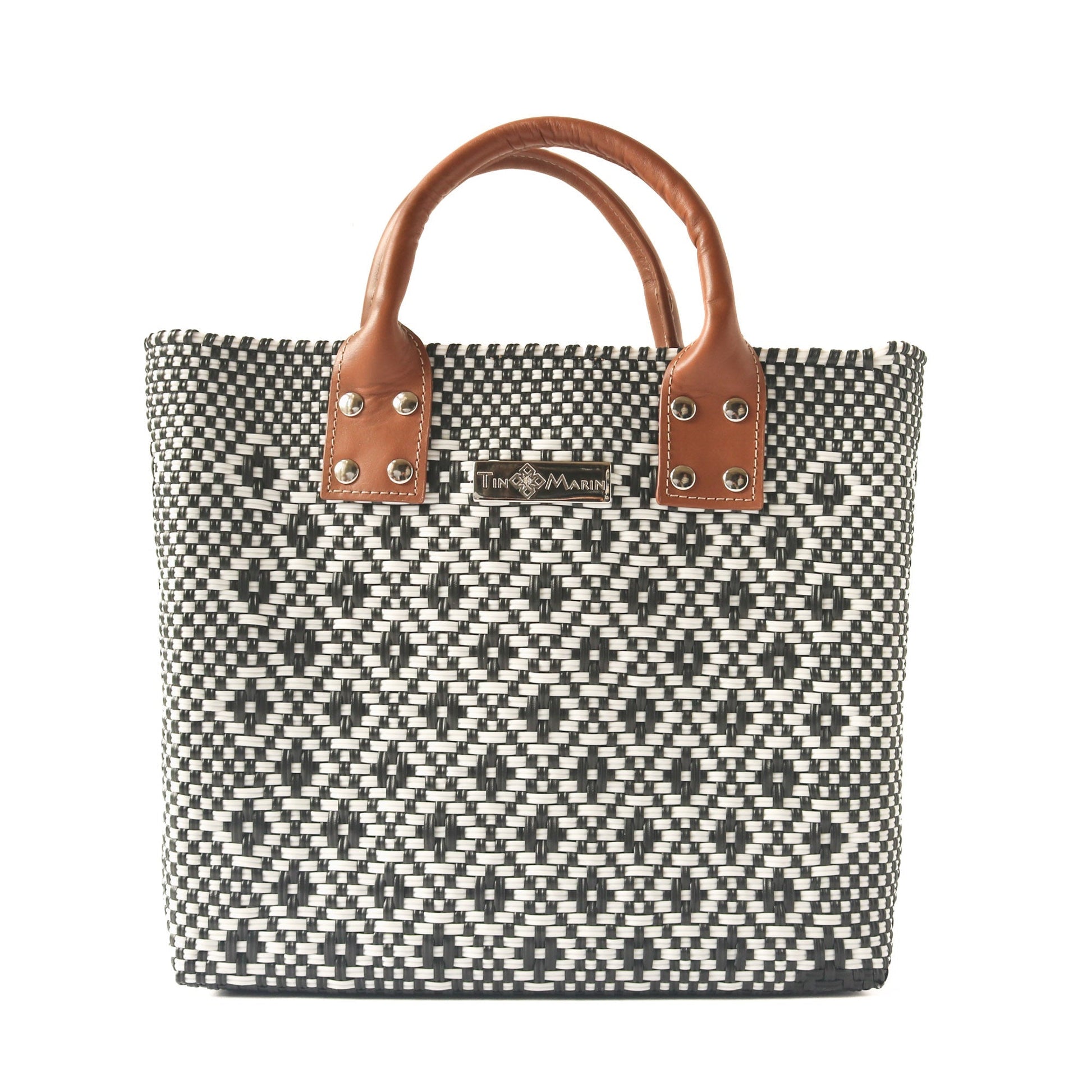 Panda Large Woven Crossbody Bag