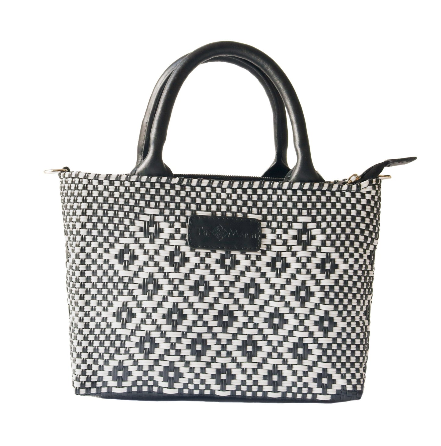 Panda Small Woven Crossbody Bag