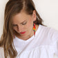 Red Parrot Earrings