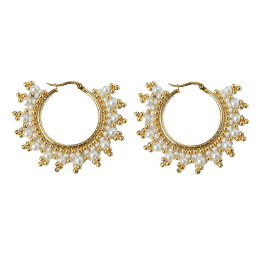 Perlita Hoop Earring