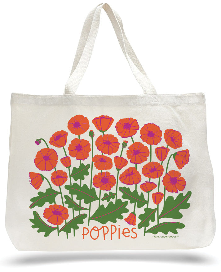 Poppies Tote Bag