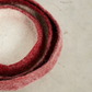 Berry Red Decorative Wool Nesting Bowls
