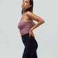 THE CROP RACERBACK V-NECK TANK TOP