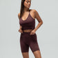 THE CROP RACERBACK V-NECK TANK TOP