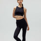 THE JERSEY KEYHOLE SPORTS BRA W/FUSED WAIST BAND