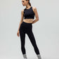 THE JERSEY KEYHOLE SPORTS BRA W/FUSED WAIST BAND