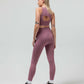 THE JERSEY KEYHOLE SPORTS BRA W/FUSED WAIST BAND