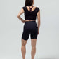 RIBBED CAP SLEEVE CROP TOP