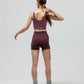 RIBBED BIKER SHORT