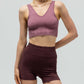 RIBBED BIKER SHORT