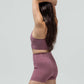 RIBBED BIKER SHORT
