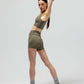 RIBBED BIKER SHORT