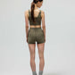RIBBED BIKER SHORT