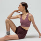 THE V-NECK SPORTS BRA