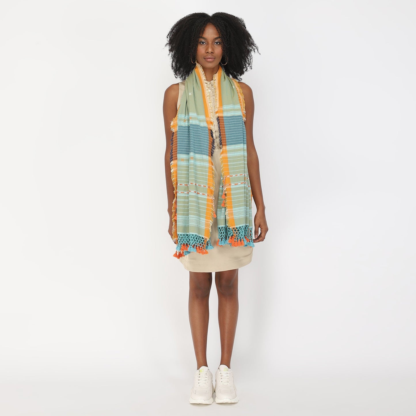 Anchored Jacquard Wrap