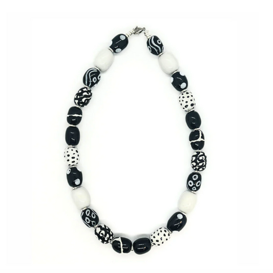 Monochrome Symphony Necklace